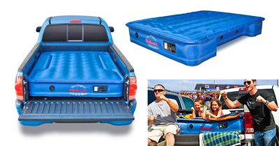 This Truck Bed Air Mattress Fits Perfectly In The Back Of Your Truck, Perfect for Camping, Tailgating