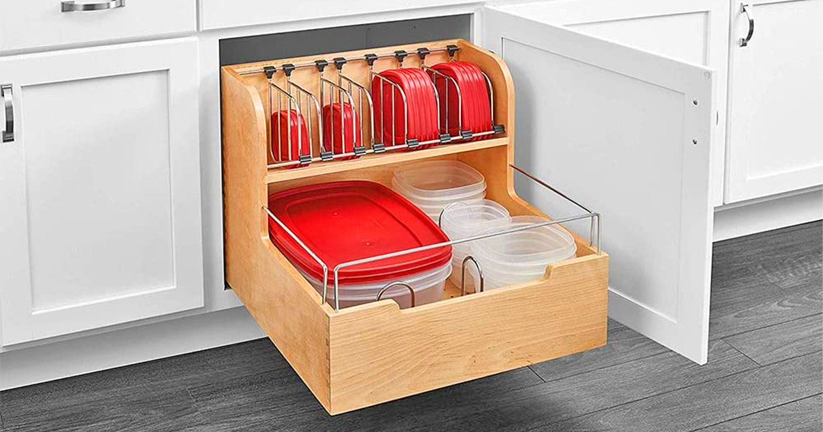 There's Now a Built-In Tupperware Organizer You Can Get For Your Kitchen