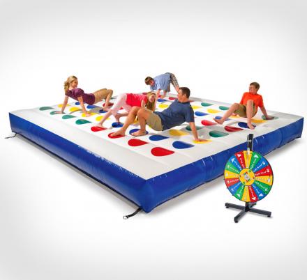 There's Now a Giant Inflatable Twister Game That's Perfect For Your Next Backyard BBQ