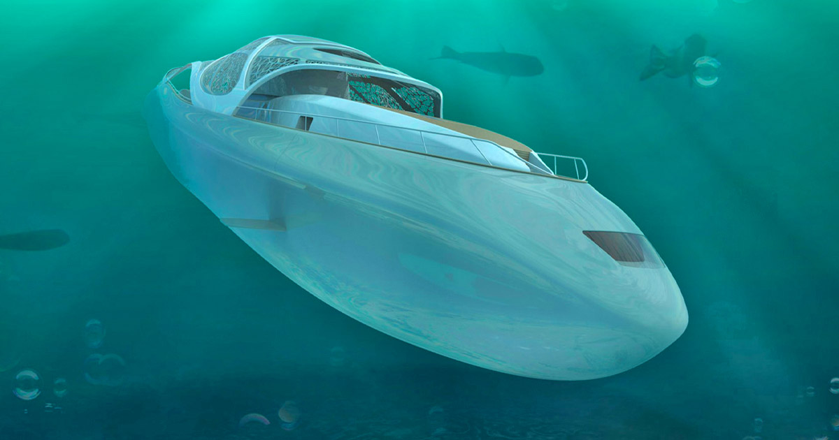 super yacht that looks like a submarine