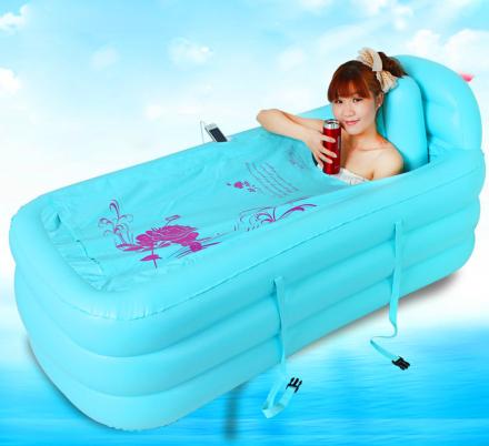 There S An Inflatable Spa Bath Tub For When You Miss Your Tub While Camping