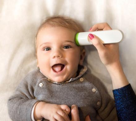 Thermo: Take Your Baby's Temperature From The Side Of Their Forehead