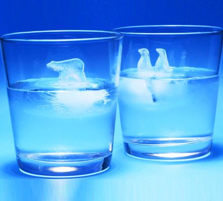 Polar Bear & Penguin Ice Cubes (set of 2 pieces)