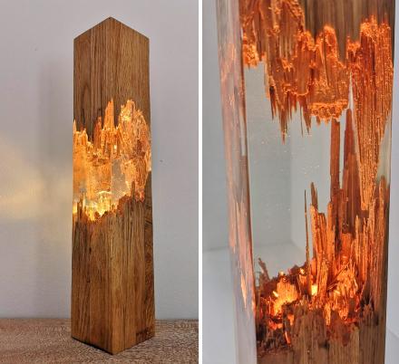 Epoxy wood deals lamp price