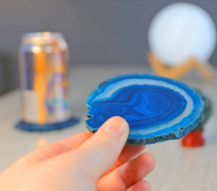 These Coasters Are Made From Real Sliced Geodes