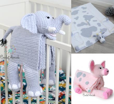 These Crochet Animal Head Blankets Are The Perfect Idea For Newborns