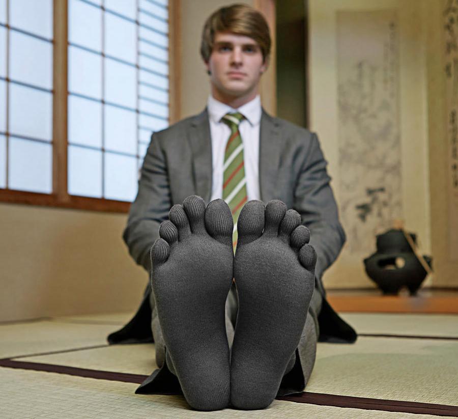 Porn toe socks Latex Toe