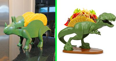 These Dinosaur Shaped Taco Holders Are The Only Way To Devour Tacos