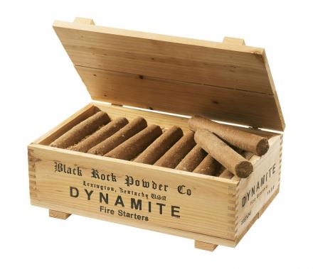 These Fire Starter Sticks Are Made To Look Like A Box Of Dynamite