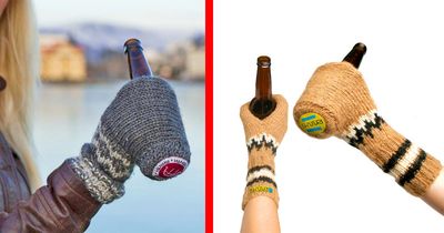 These Ingenious Beer Mittens Keep Your Hands Warm While Keeping Your Beer Cold