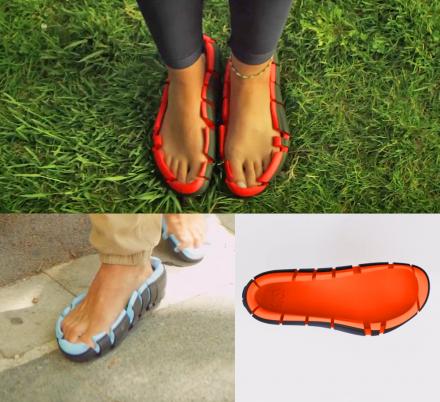 These 'Link' Shoes Hug The Sides Of Your Feet and Have No Tops