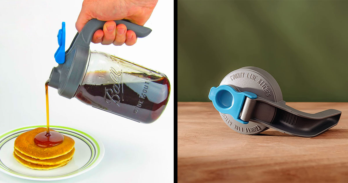 These Mason Jar Flip Cap Lids Make Jars Super Easy To Open and Close