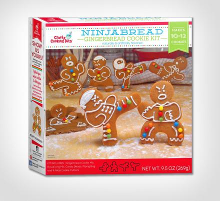 These Ninjabread Cookie Cutters Let You Make Fighting Ninja Gingerbread Men Cookies