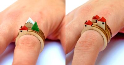 These Stackable Rings Let You Create Different Landscapes On Your Finger