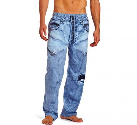These Sweatpants Are Made To Look Like You're Wearing Jeans
