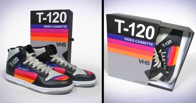 These VHS Tape Shoes Are Sure To Bring Back Pure Nostalgia While You Wear Them These VHS Tape Shoes Are Sure To Bring Back Pure Nostalgia While You Wear Them