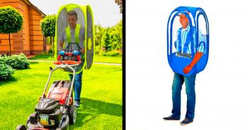 These Weatherproof Walking Pods Keep You Completely Dry From Rain