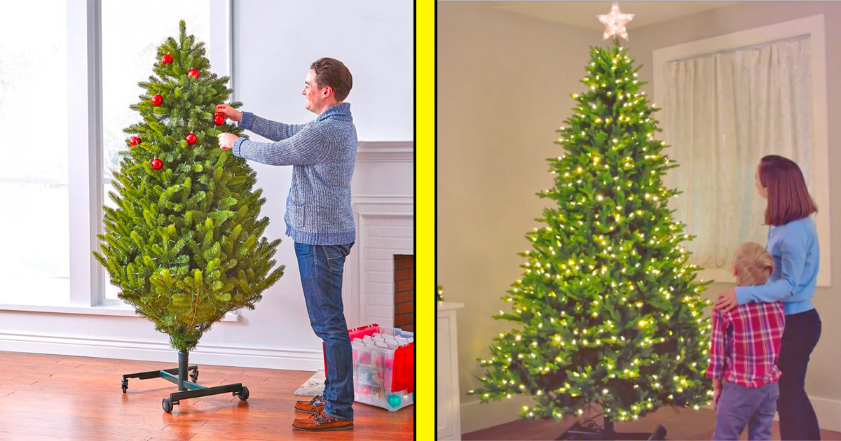 The Remote Controlled Height Adjustable Christmas Tree