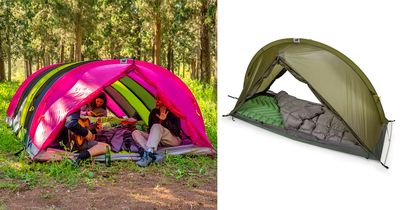 This All-in-One Modular Camping Tent Includes a Mattress and a Sleeping Bag
