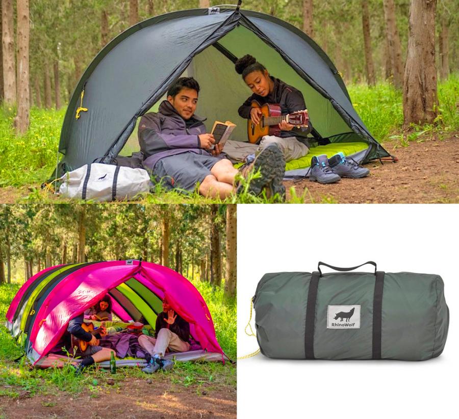 This All-in-One Modular Camping Tent 