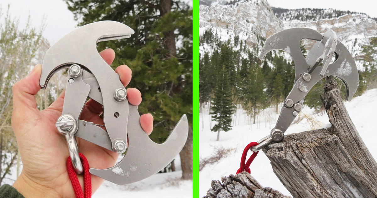 This Amazing Mechanical Claw Grappling Hook Tool Helps You Become Batman
