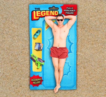 This Beach Towel Makes You Into An Action Figure