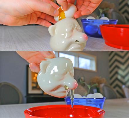 This BogeyMan Snot Nosed Egg Separator Might Be Grossest Way To Separate Your Egg Yolks