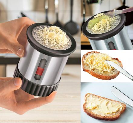 This Butter Mill Grate Makes Hard Butter Easily Spreadable