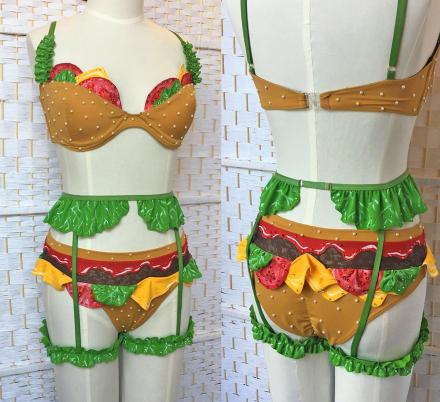 This Cheeseburger Lingerie Set Turns You Into a Sexy Cheeseburger
