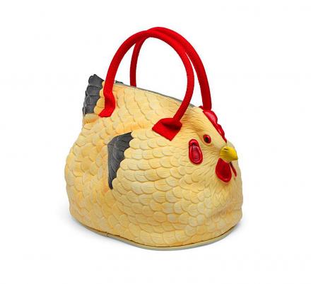 This Rubber Chicken Bag Is Absolutely Egg-cellent For Chicken Lovers