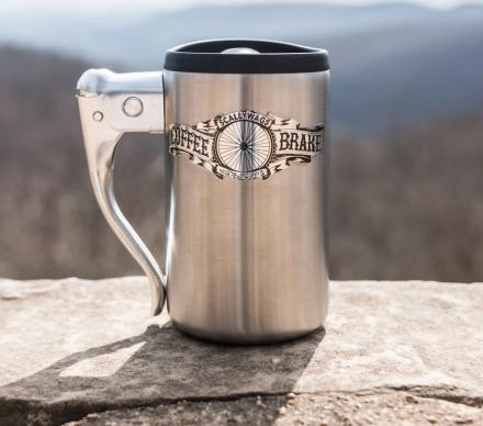 The Coffee Brake Mug Is Made From a Bicycle Brake Handle