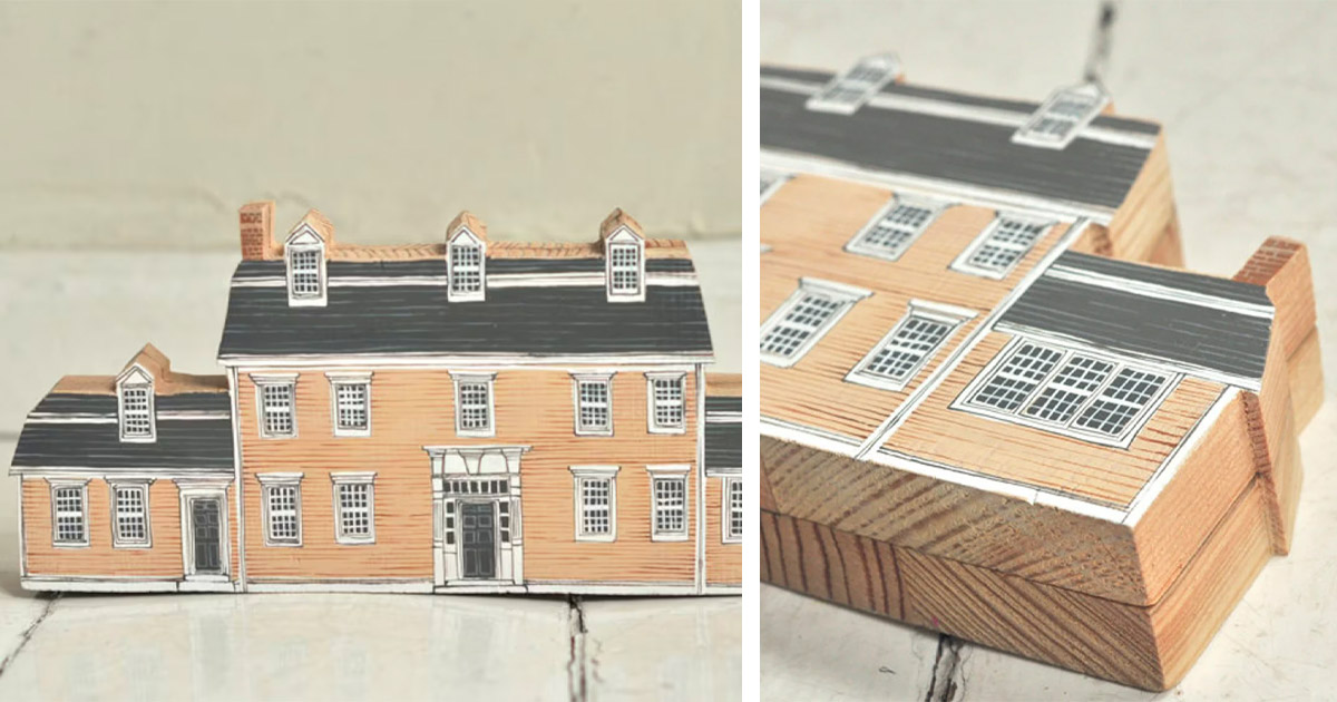 This Artist Will Make a Custom Wooden Replica Of Your Home