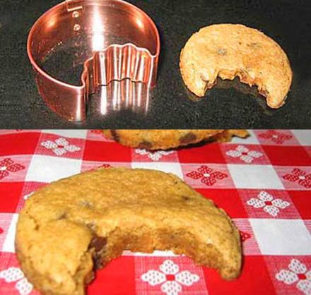 This Cookie Cutter Makes Cookies With a Bite Already Taken Out Of It