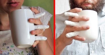 This Weird Fingers Mug Lets You Hold Hands While Sipping Your Coffee