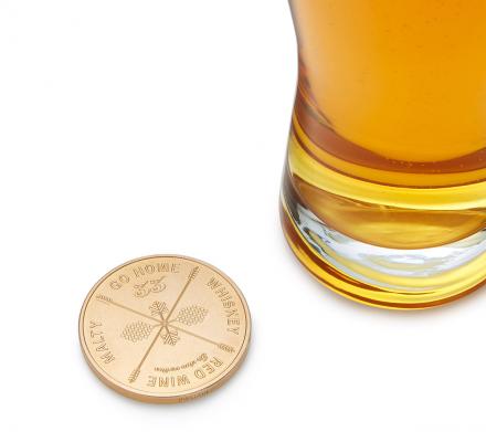 This Drinking Decision Coin Will Choose Your Next Drink For You