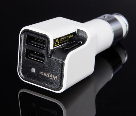 This Dual USB Car Charger Also Purifies The Air In Your Car
