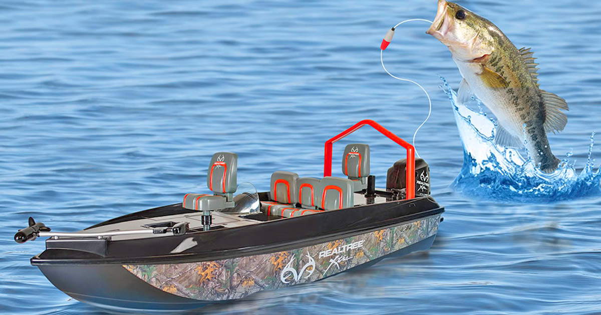 This Fish Catching RC Boat Might Be The Coolest Toy For Kids Who Love  Fishing