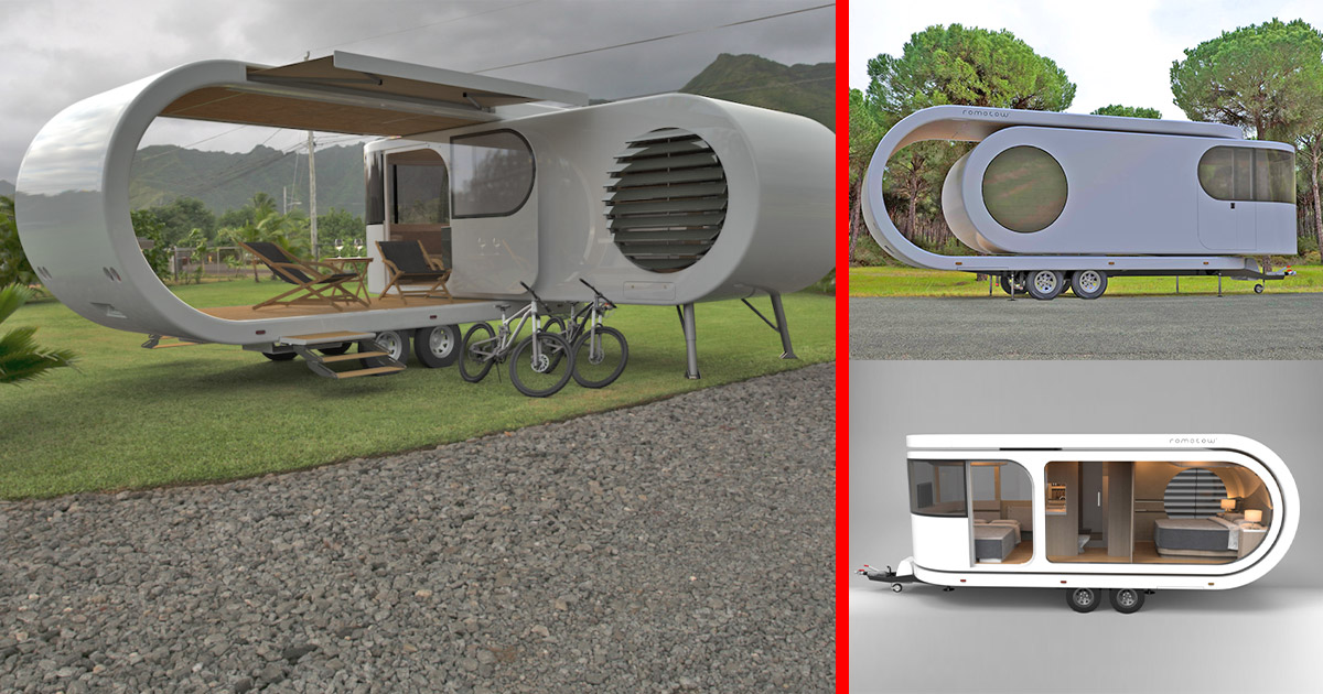 Wild Romotow rotating glamping RV now available to order for $270,000