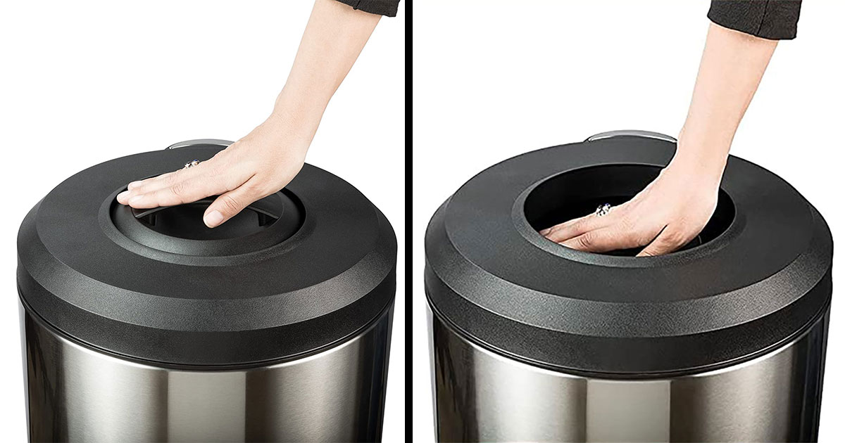 Genius manual trash compactor bin : r/OddityMall