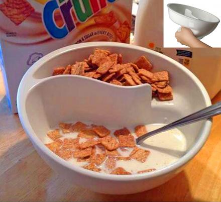 This Genius Cereal Bowl Separates Your Milk and Cereal To Prevent