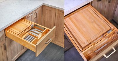 This Genius Knife Drawer Locks Your Knives and Stores Cutting Boards