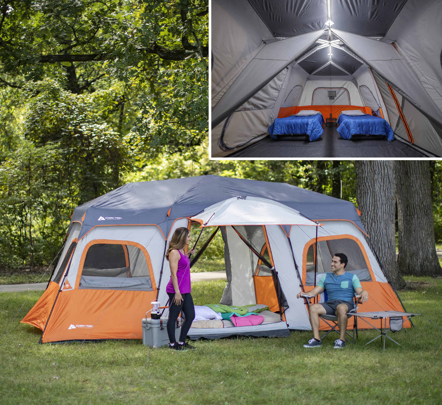 camping tents with led lights
