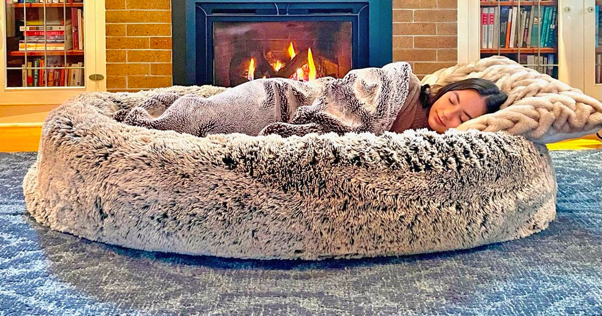 This Giant Dog Bed For Humans Is The Ultimate Napping Spot