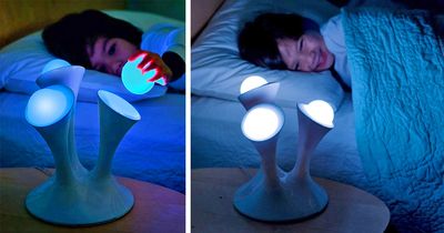 These Glowing Balls Nightlight Lamp Has Removable Glow Balls For Trips To The Bathroom