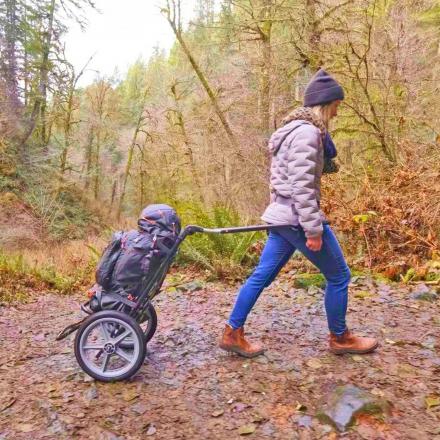 Pack wheeled hiking cart sale