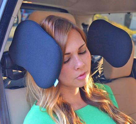 This Headrest Lets You Nap Comfortably In The Car