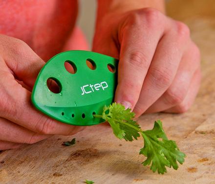 This Herb Stripper Easily Removes Herb Leaves From Any Sized Stem