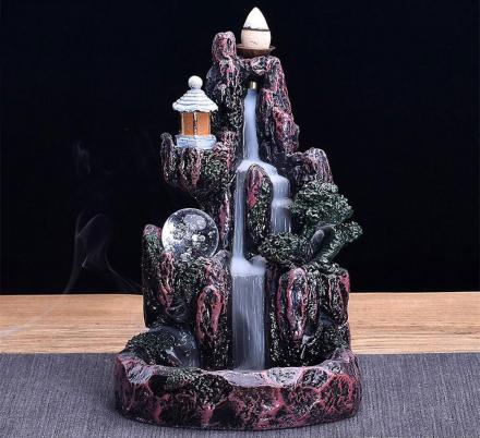 This Incense Burner Looks Like A Flowing Waterfall