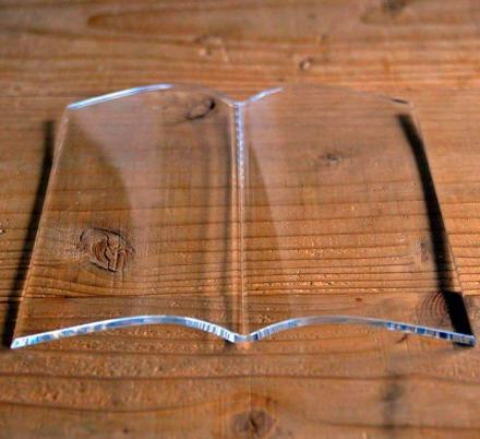 This Ingenious Glass Book Page Holder Keeps Your Book Open For Hands-Free Reading