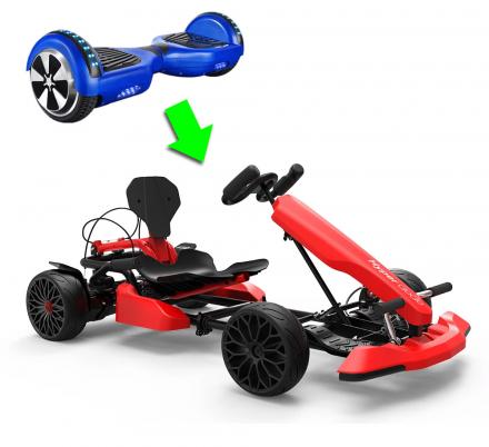 Attaching hoverboard best sale go kart